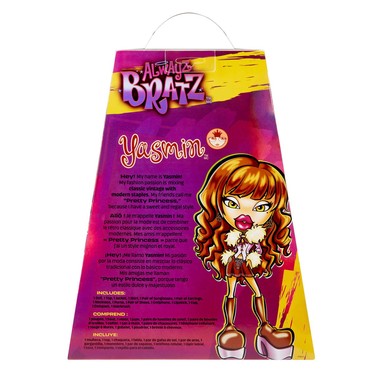 Alwayz Bratz Yasmin Fashion Doll with 10 Accessories