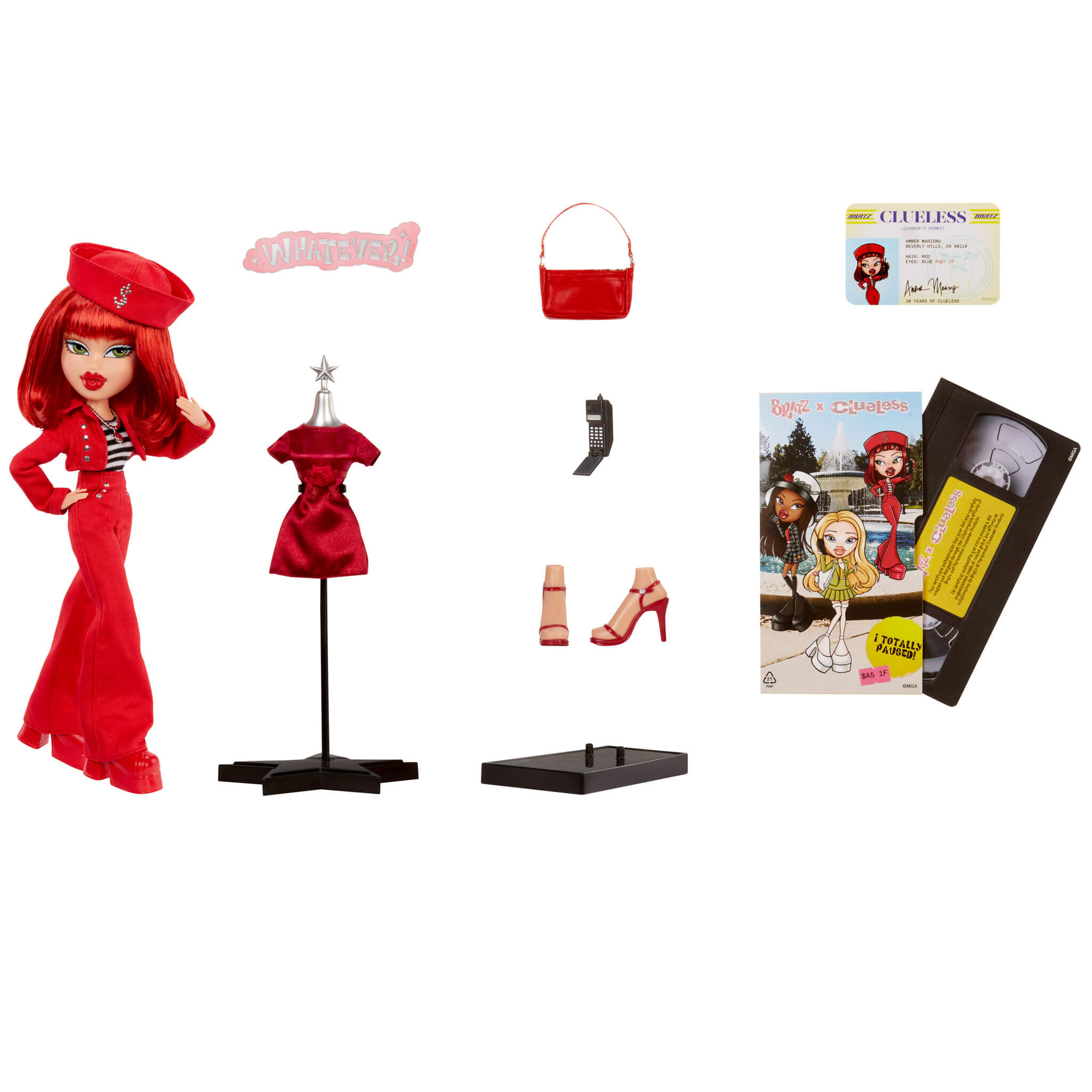Bratz Clueless Amber Collectible Movie Fashion Doll With Real