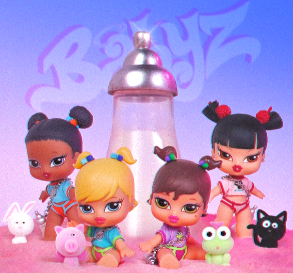 Bratz Babyz group photo with pets