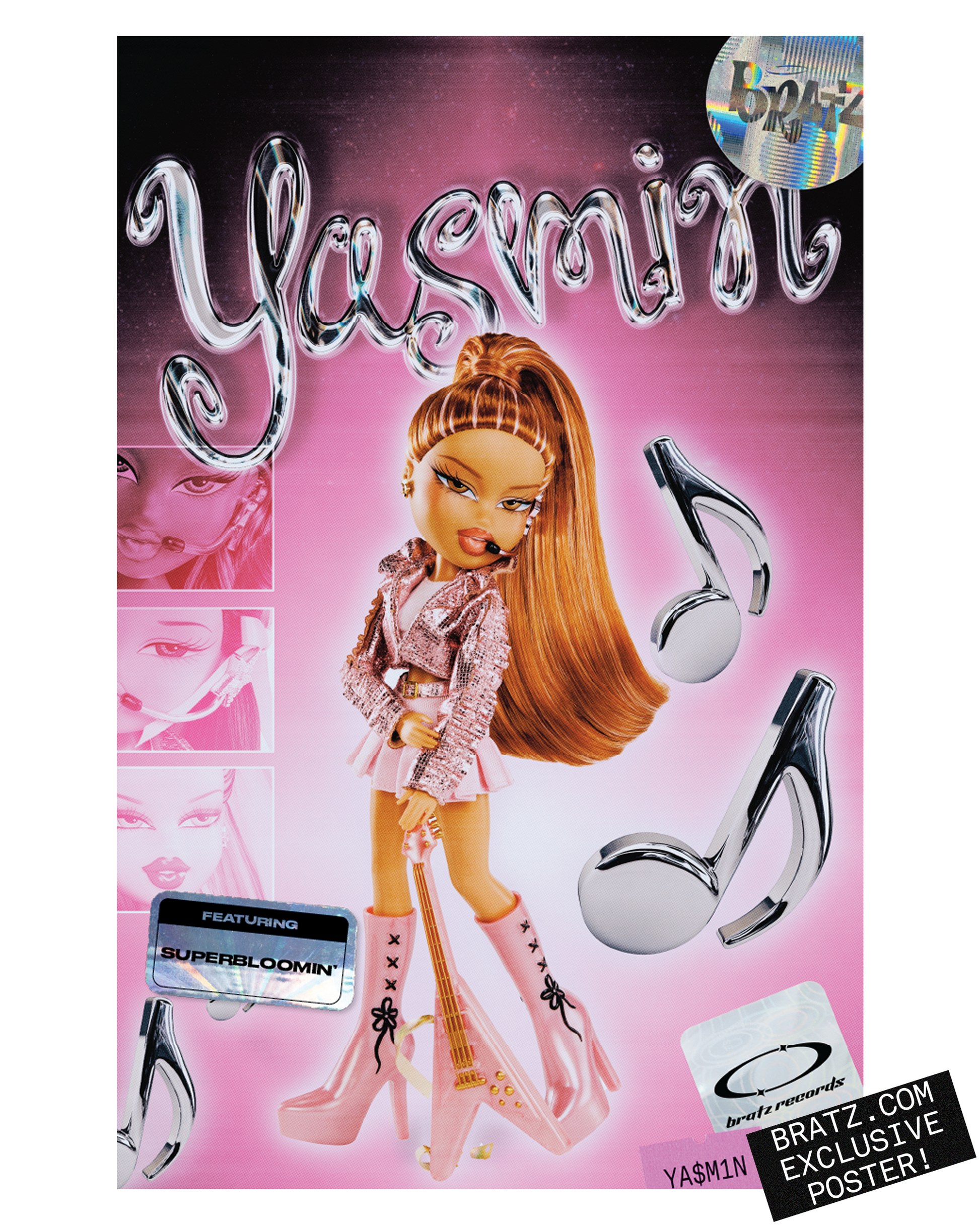 Bratz.com Exclusive Yasmin Pop Starz Poster