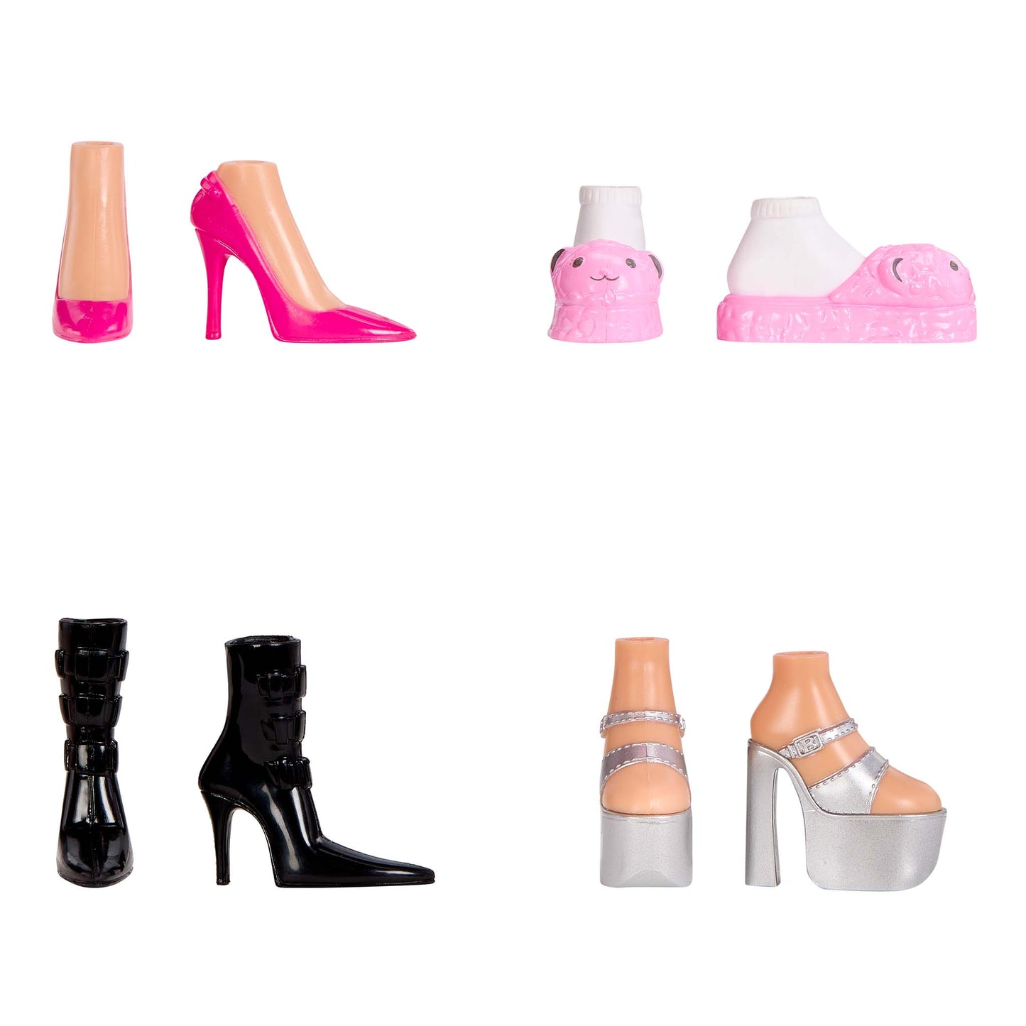 doll 4 types shoes