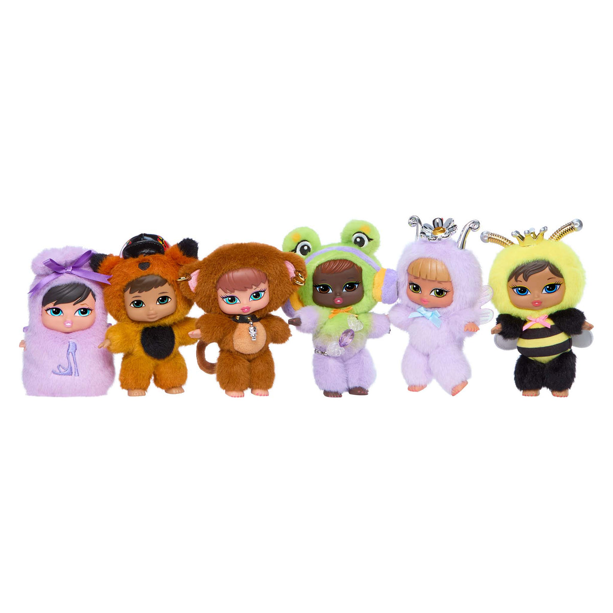 bratziez besties keychains group w/ mystery dana