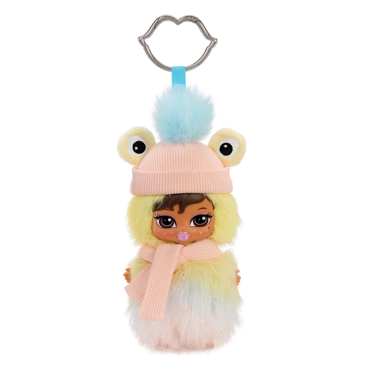 bratziez wintertime wonderland fuzzy keychain yasmin
