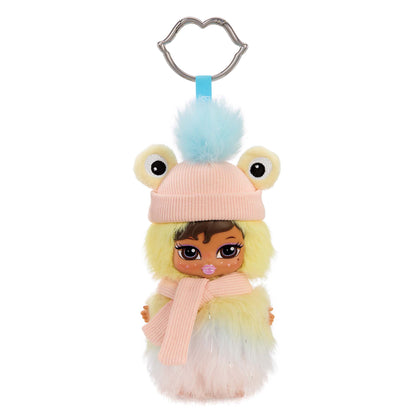 bratziez wintertime wonderland fuzzy keychain yasmin