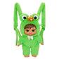 bratziez packz backpack yasmin green frog fuzzy fur