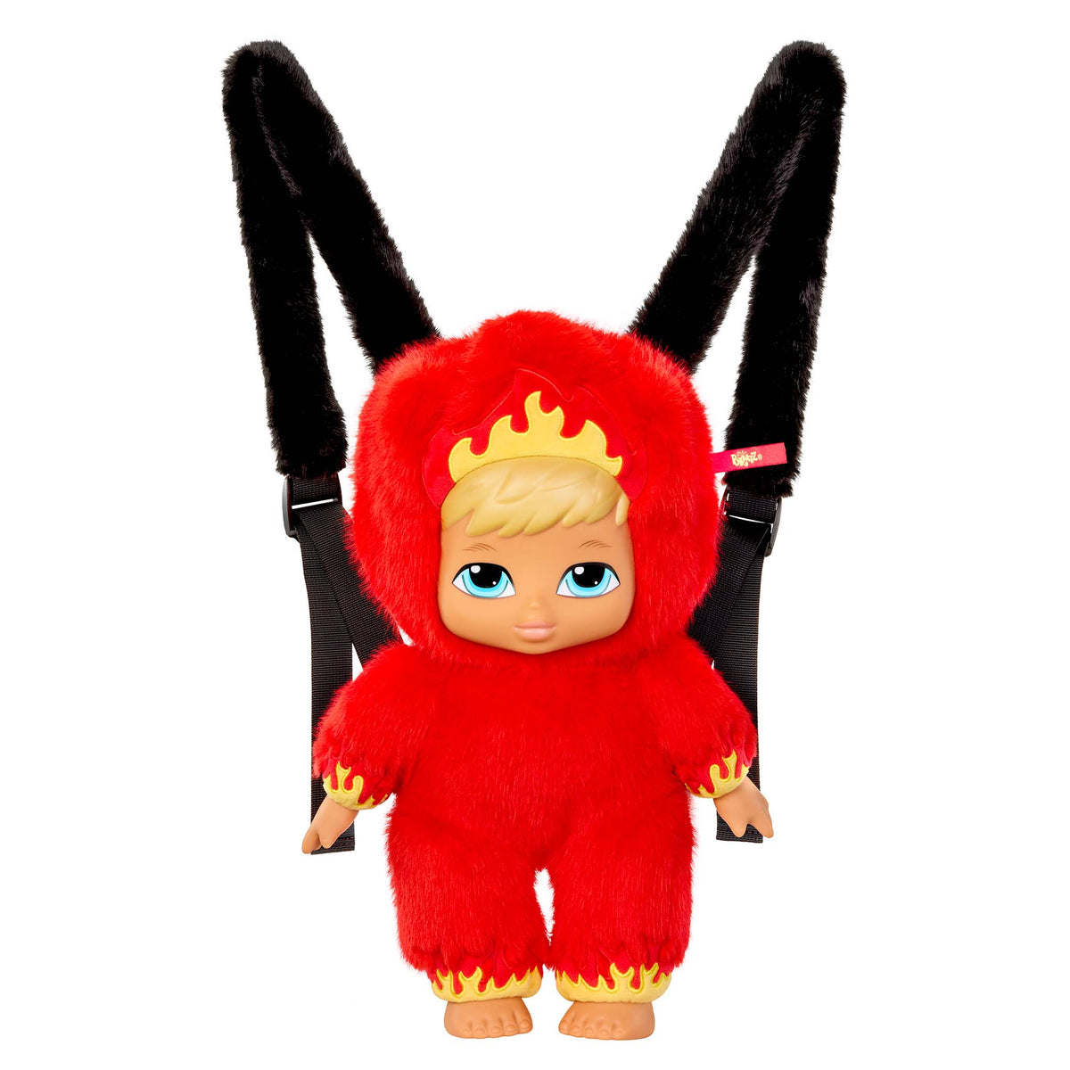 bratziez packz backpack cameron red fuzzy fur