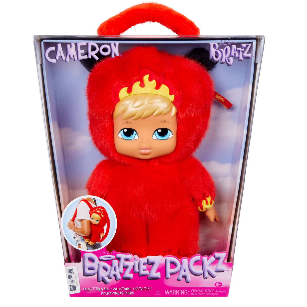 bratziez packz cameron backpack front packaging