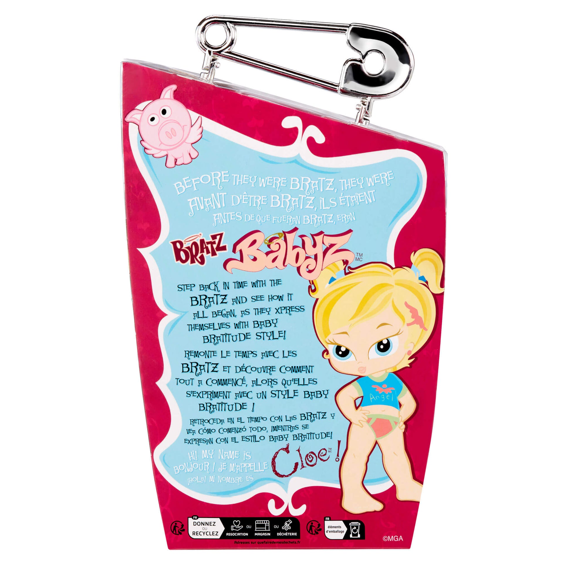 Bratz-Babyz Cloe Back of carton