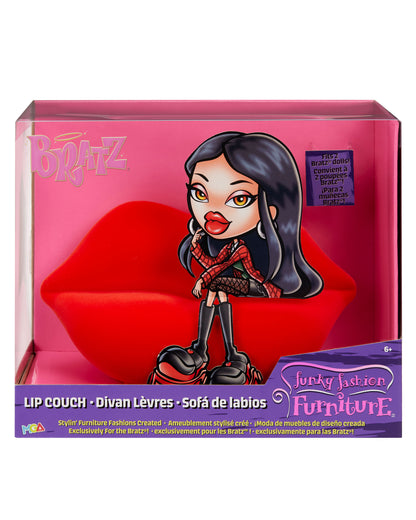 lip-shaped couch in packaging