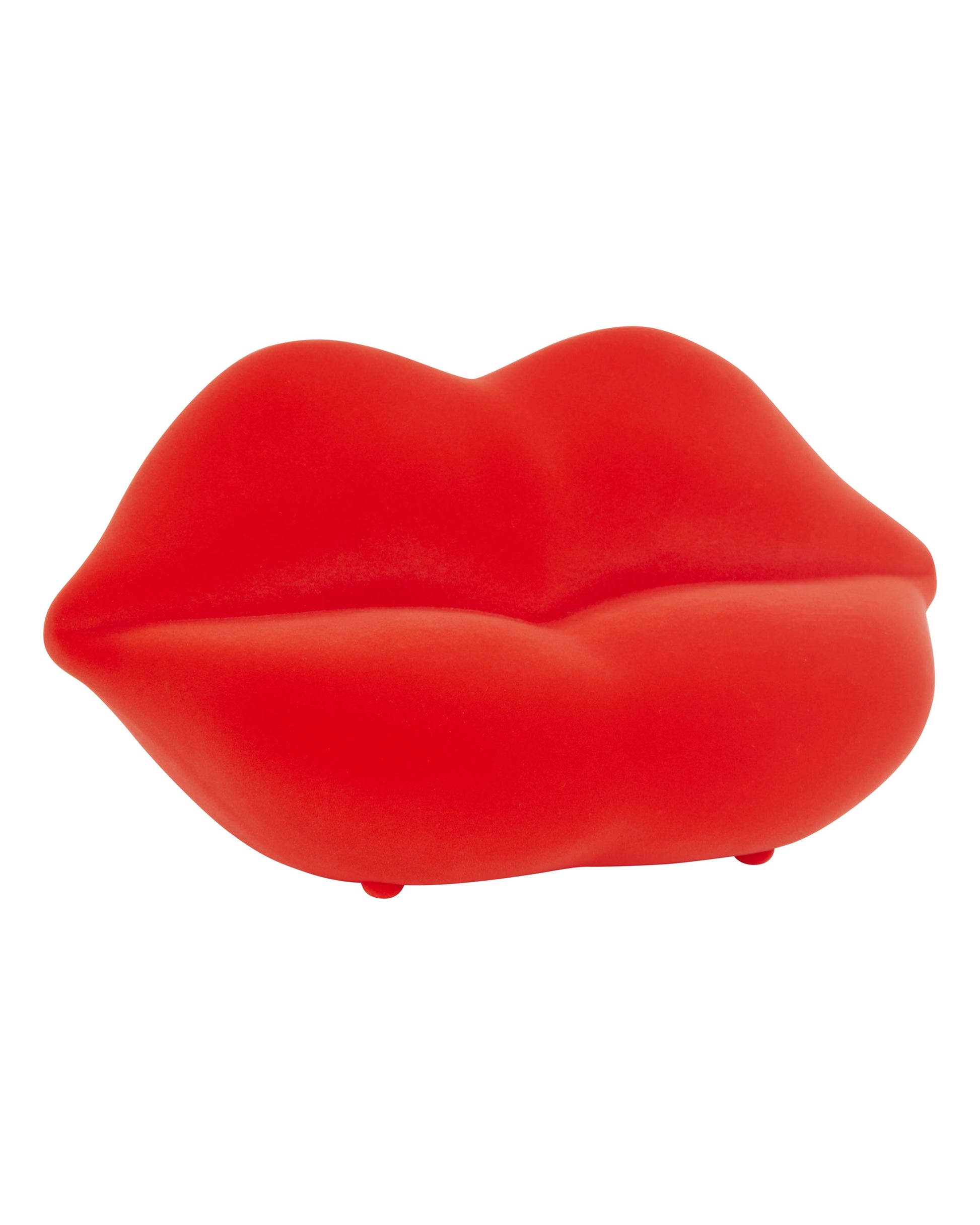 Red lip-shaped chair 