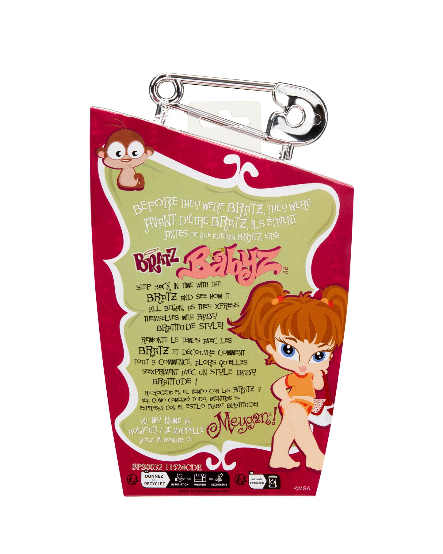 bratz babyz meygan back packaging