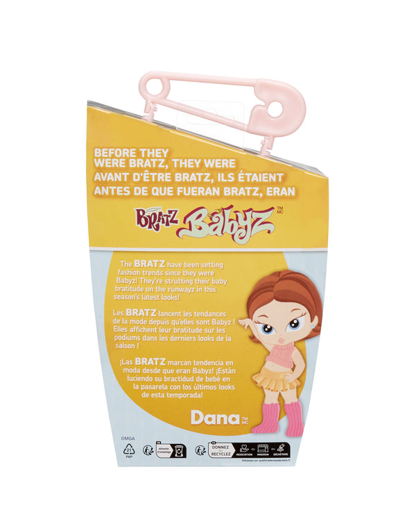 runwayz dana doll back packaging