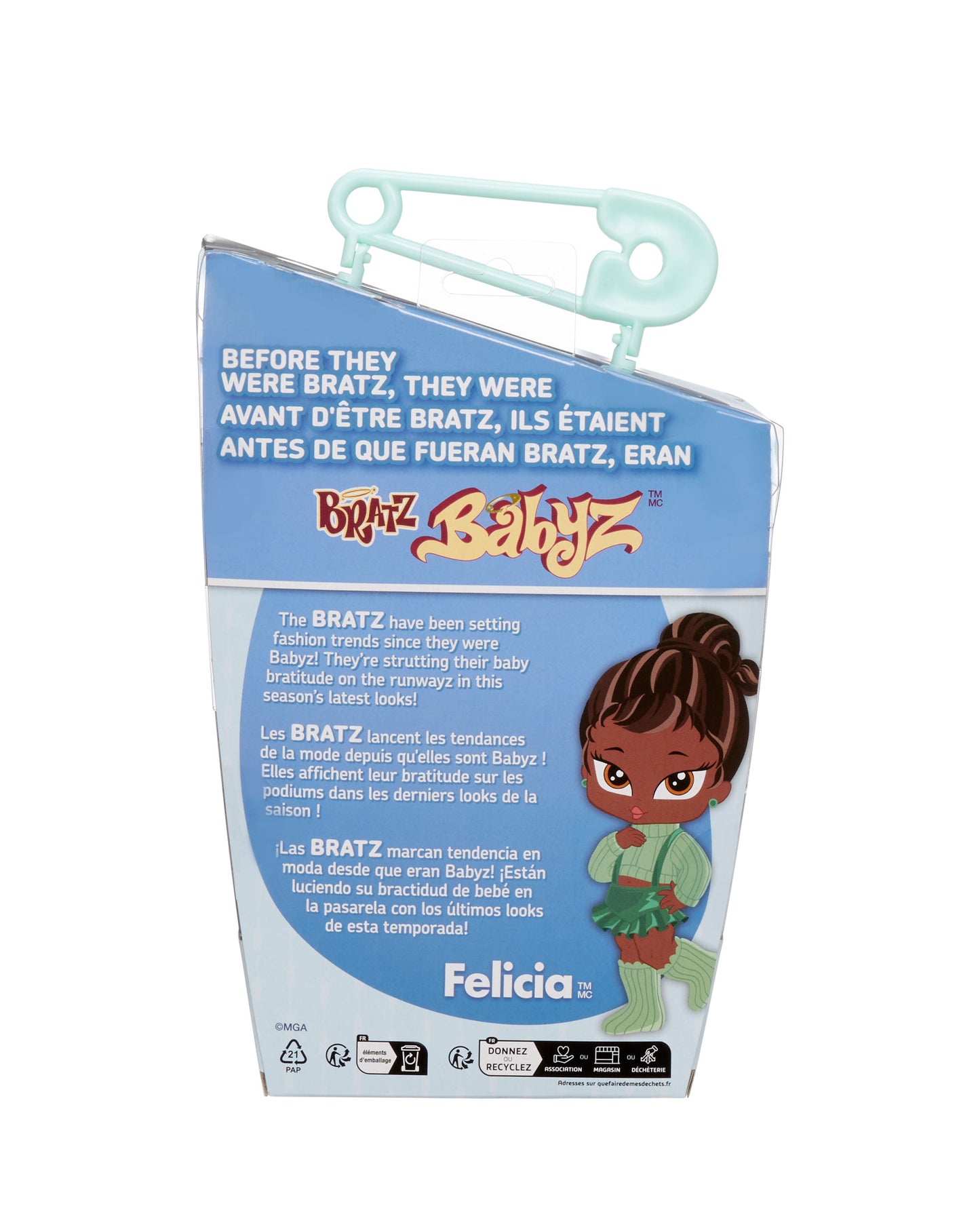 runwayz felicia back packaging