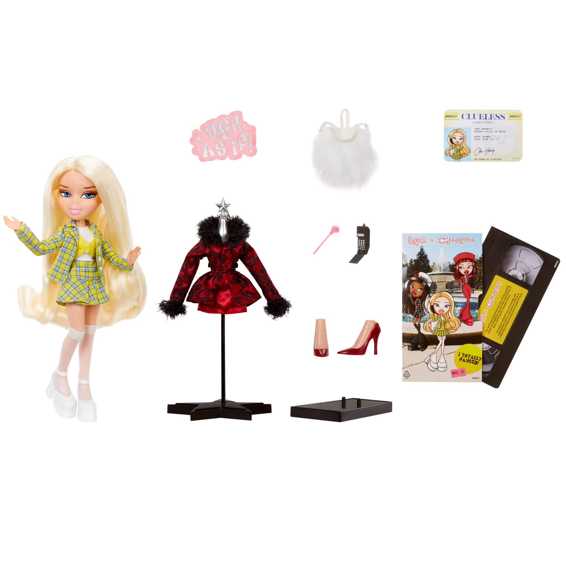 Bratz x Clueless Doll - Cher with accessories
