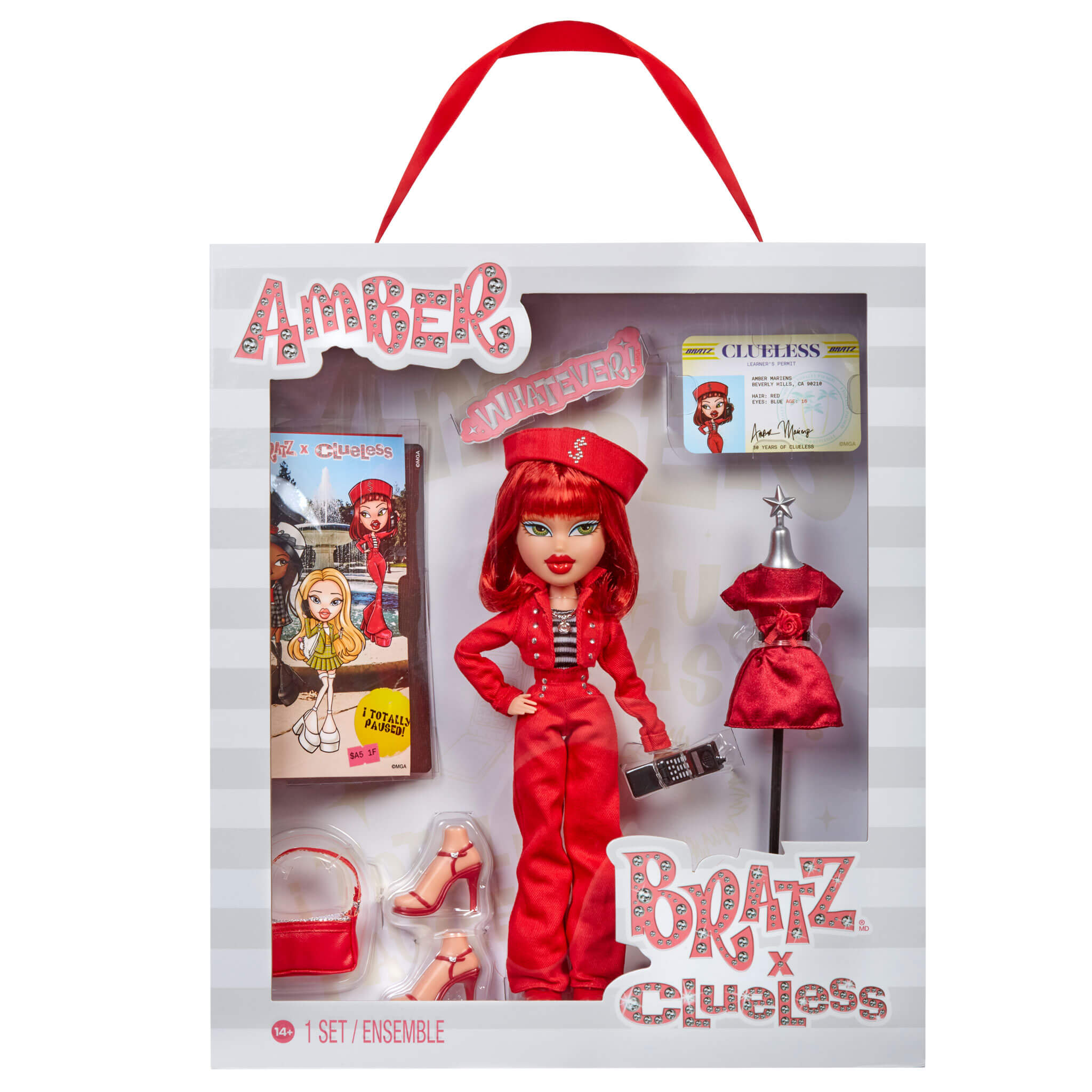 Bratz Clueless Amber Collectible Movie Fashion Doll With Real