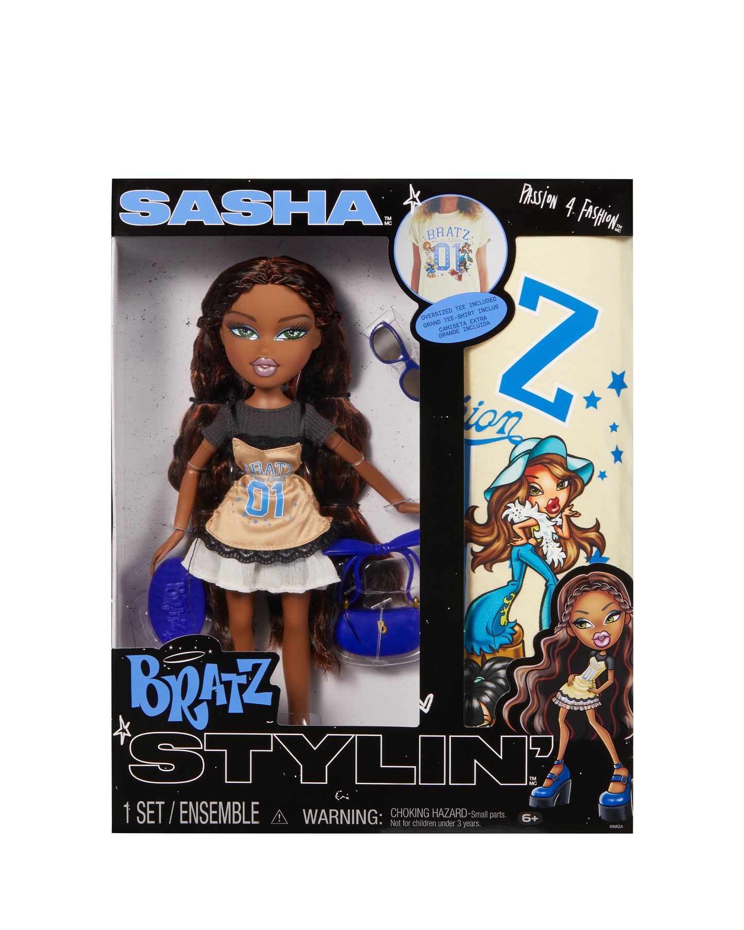 bratz stylin sasha in packaging