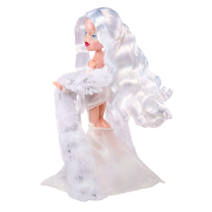 Bratz doll with long flowing hair on a white background
