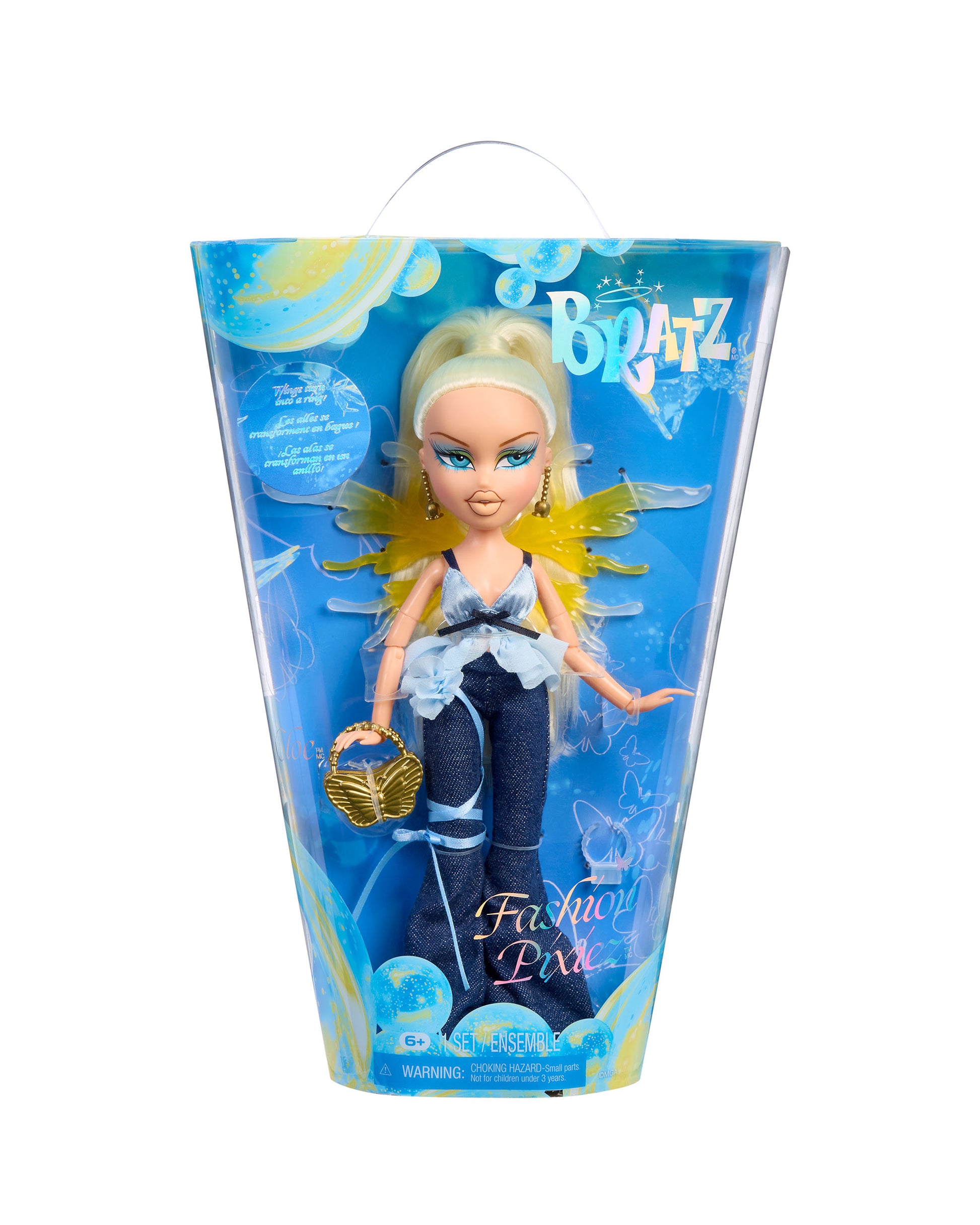 cloe bratz doll blue dress Cloe Bratz Doll Blue Dress Bratz Girlz Nite Out Pop Cloe Thimble Toys