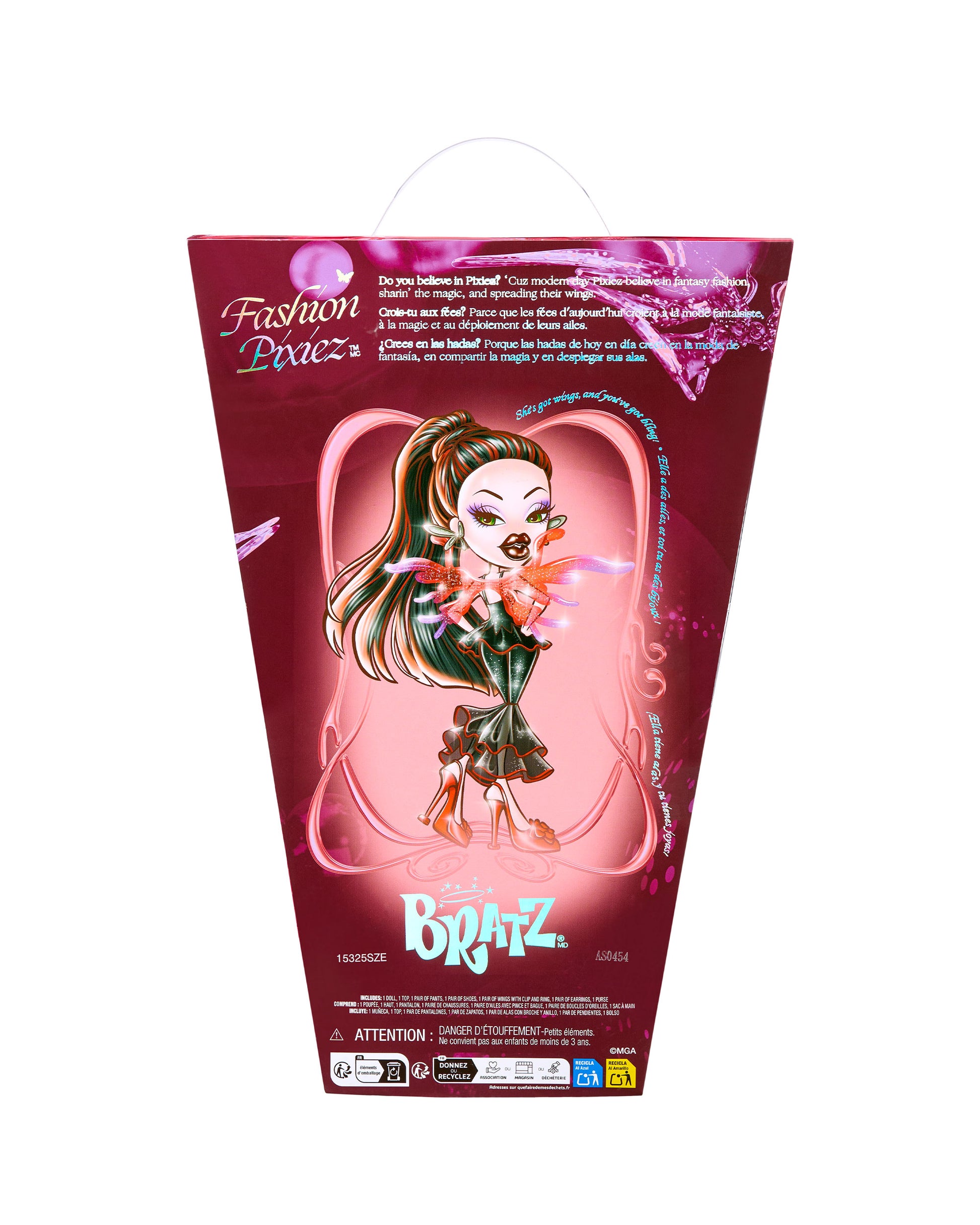 fashion pixiez lina back packaging