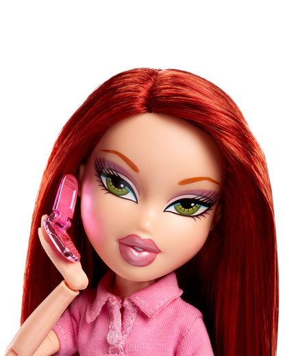 cady on the phone
