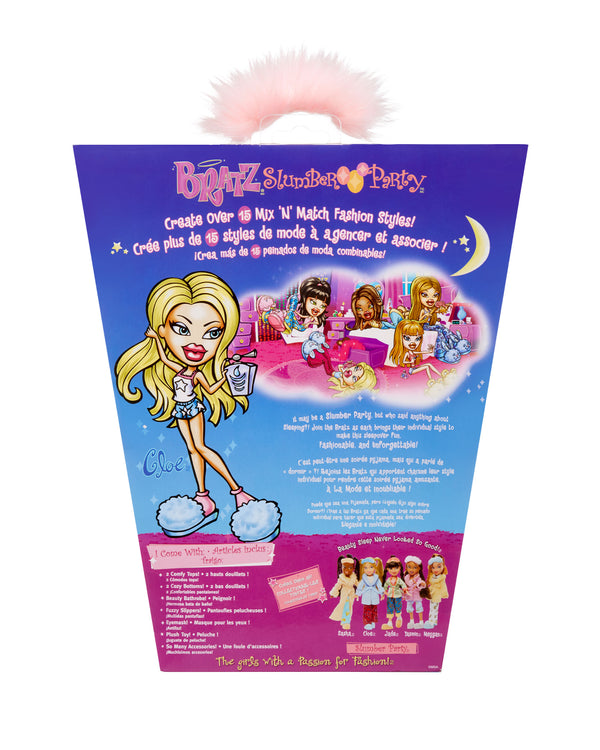 slumber party cloe back packaging