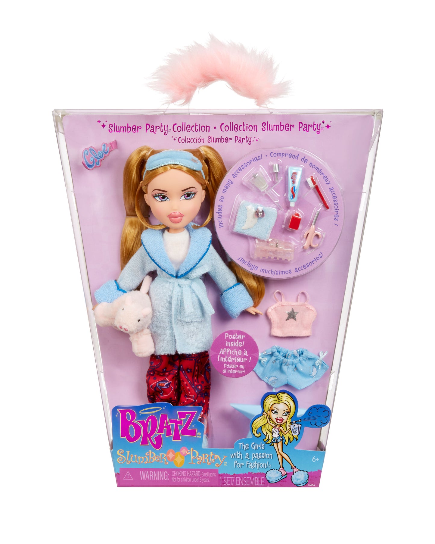 slumber party cloe packaging