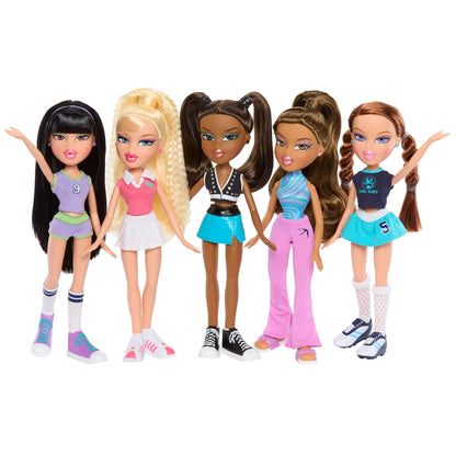 All five Bratz Play Sportz Dolls
