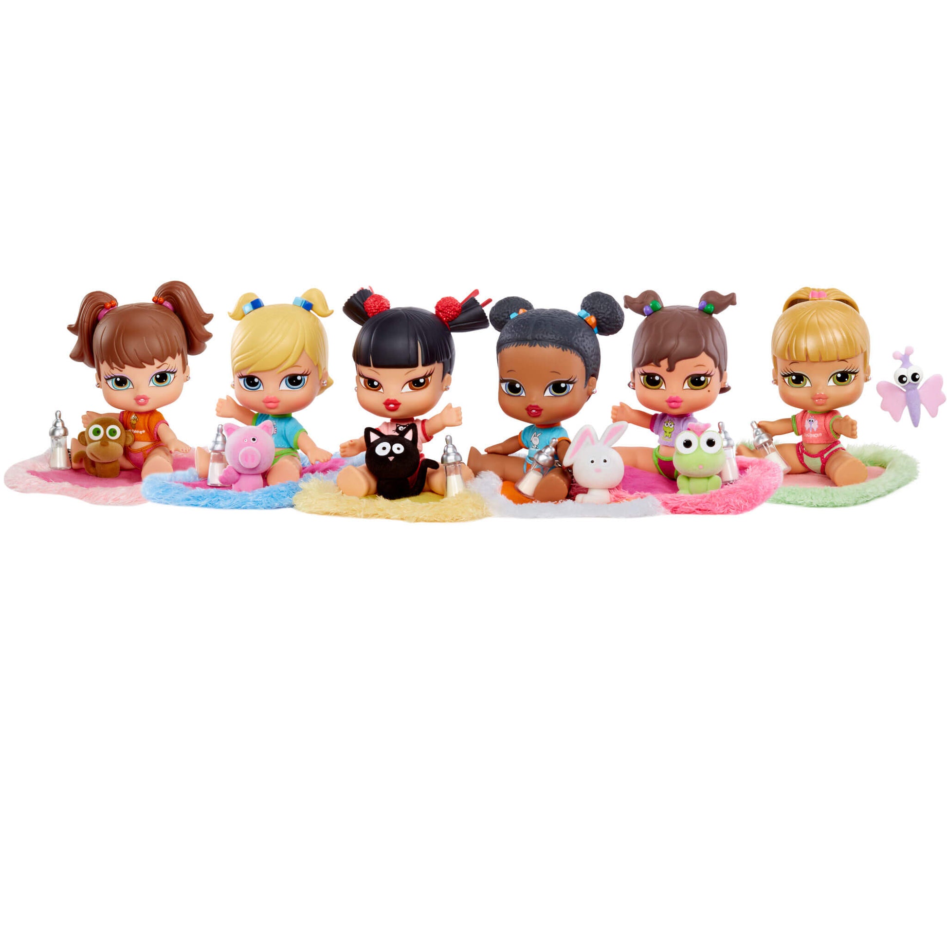 All six Babyz with their pets