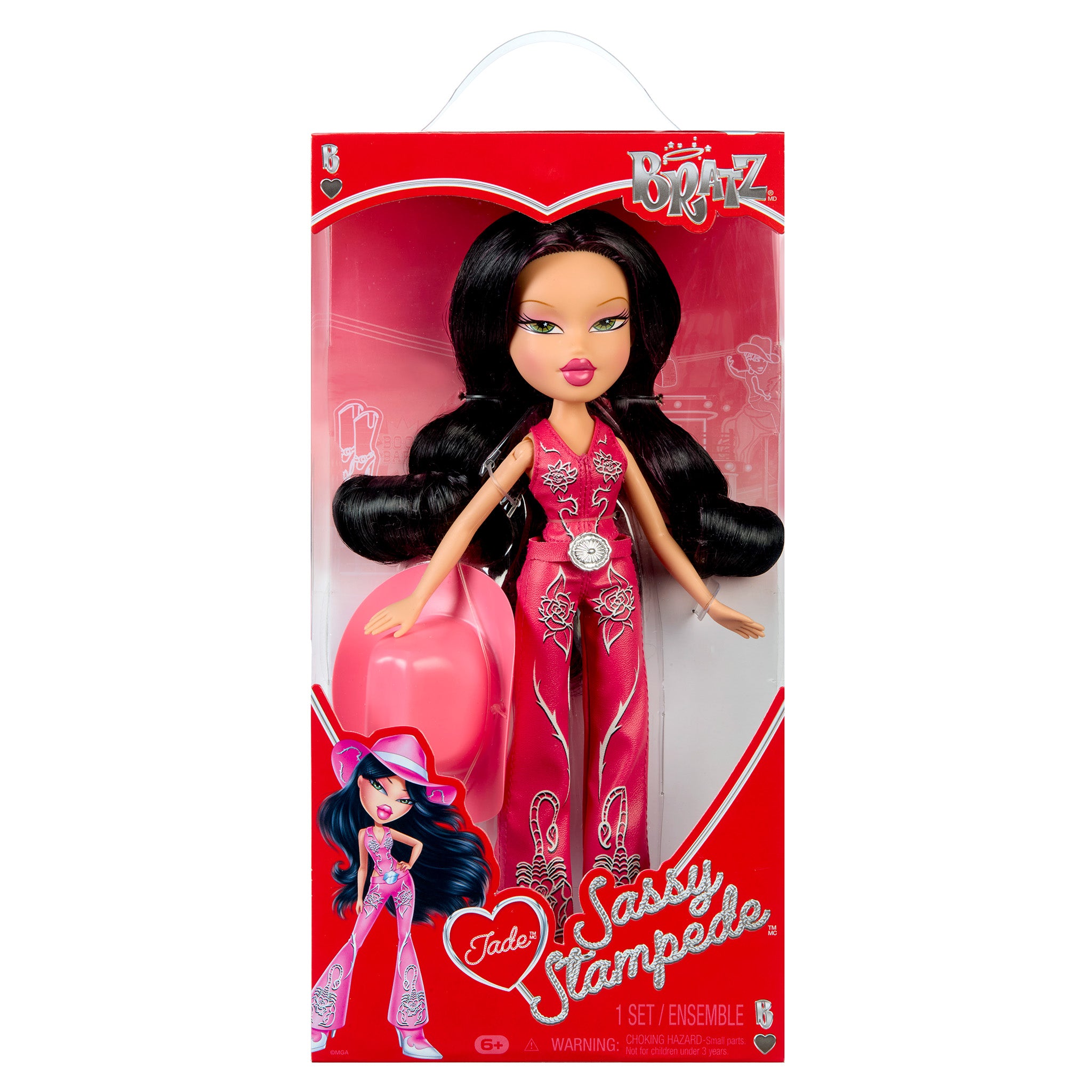 Bratz Sassy Stampede Jade Fashion Doll with Accessories: Western