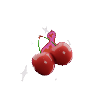 cherry flame sparkle gif