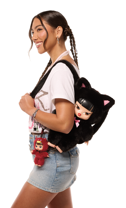 bratziez packz backpack jade worn on model