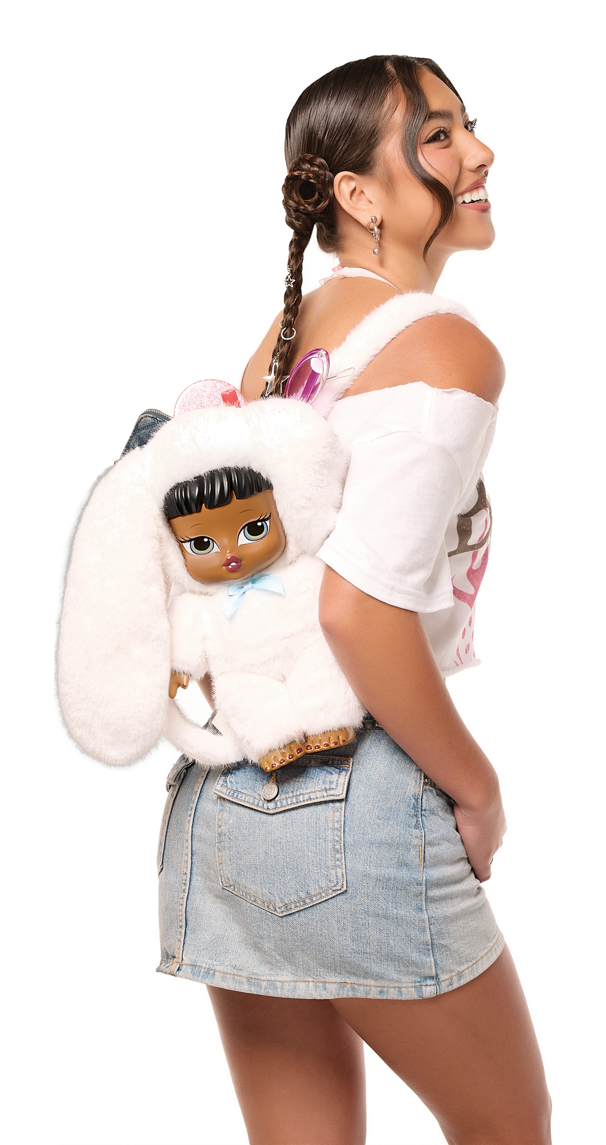 bratziez packz backpack sasha worn on model