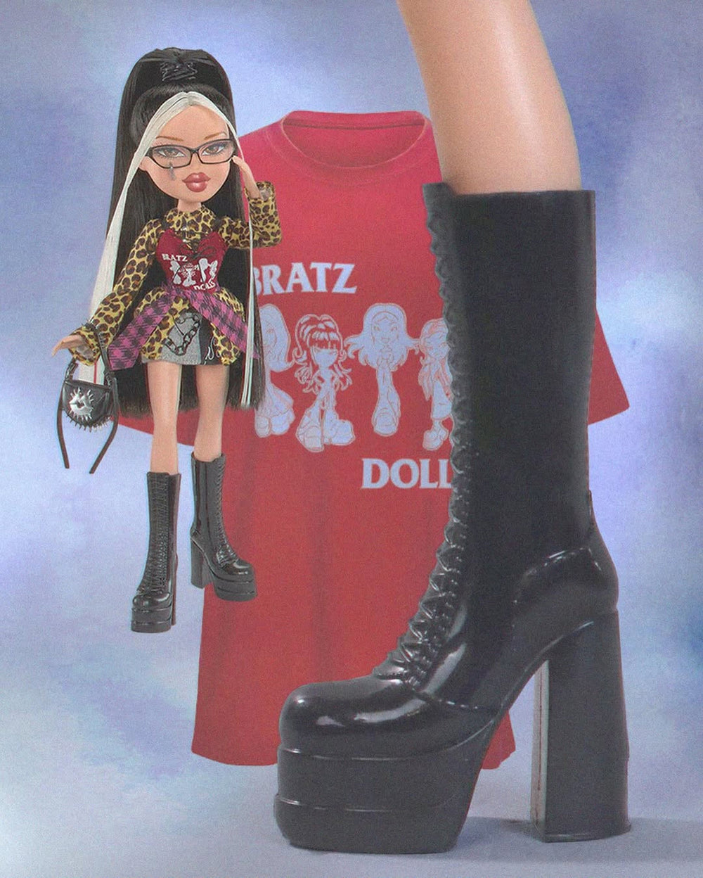 stylin' jade w/ graphic tee and boots