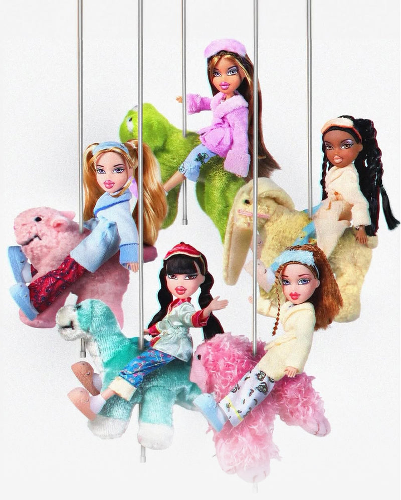 slumber party dolls on plushies