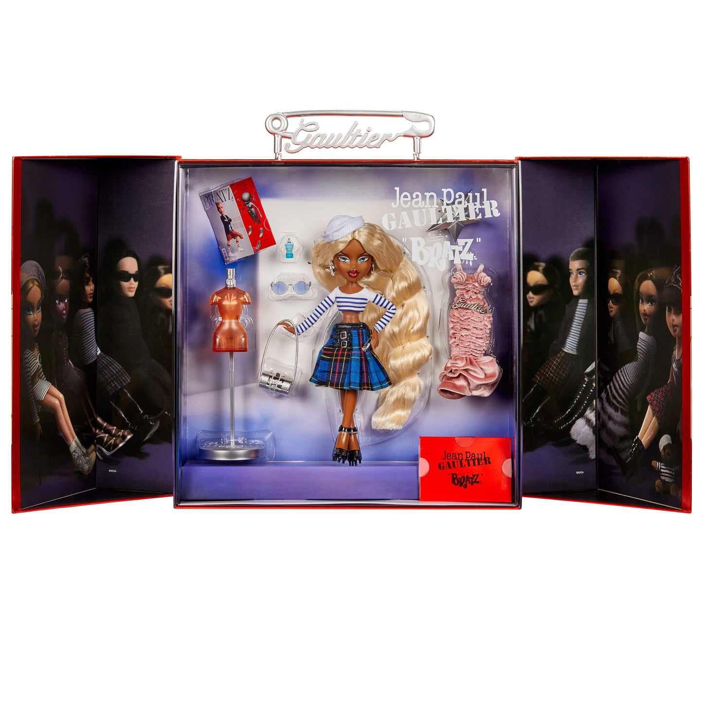 Doll in packaging - open