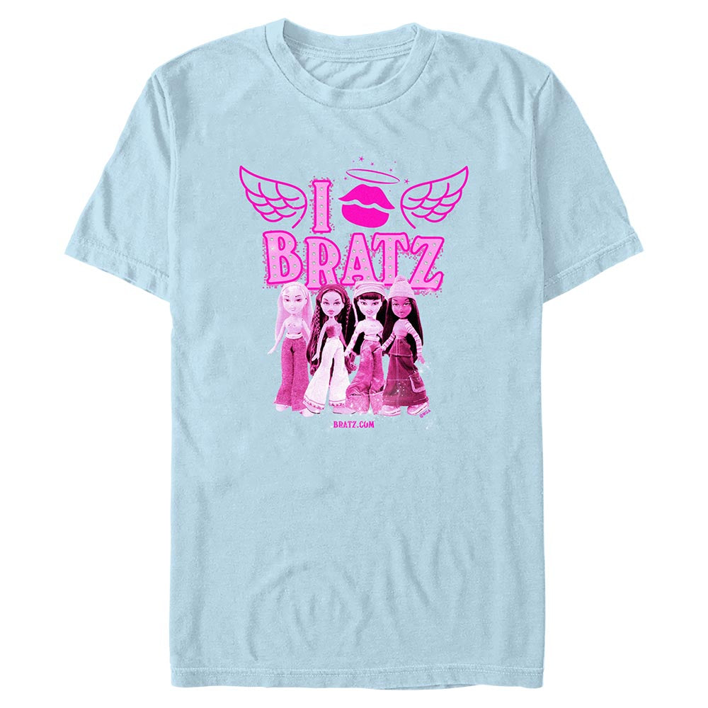 i lips bratz light blue graphic tee