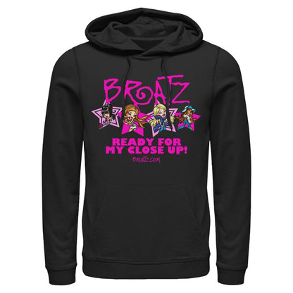 ready for my close up black graphic hoodie