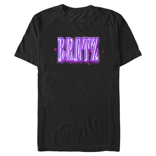 bratz foil balloon graphic tee black