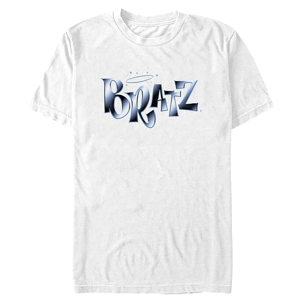 bratz logo chrome graphic tee white