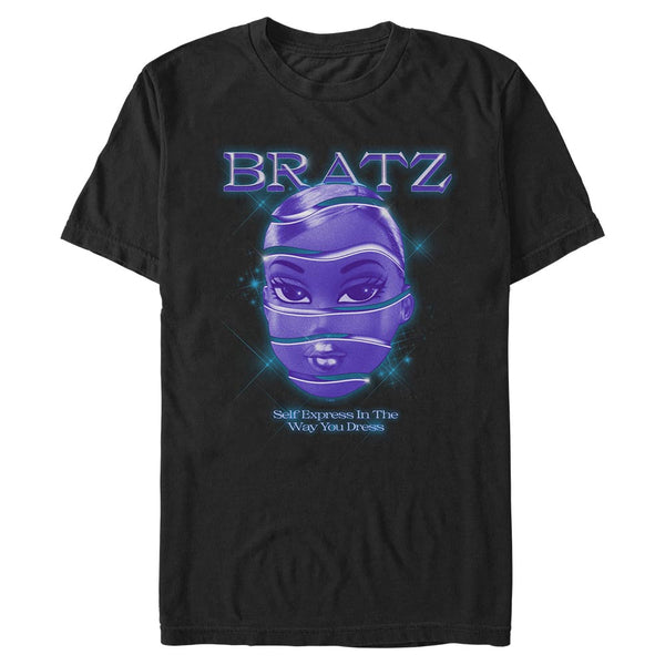 spiral head graphic tee black