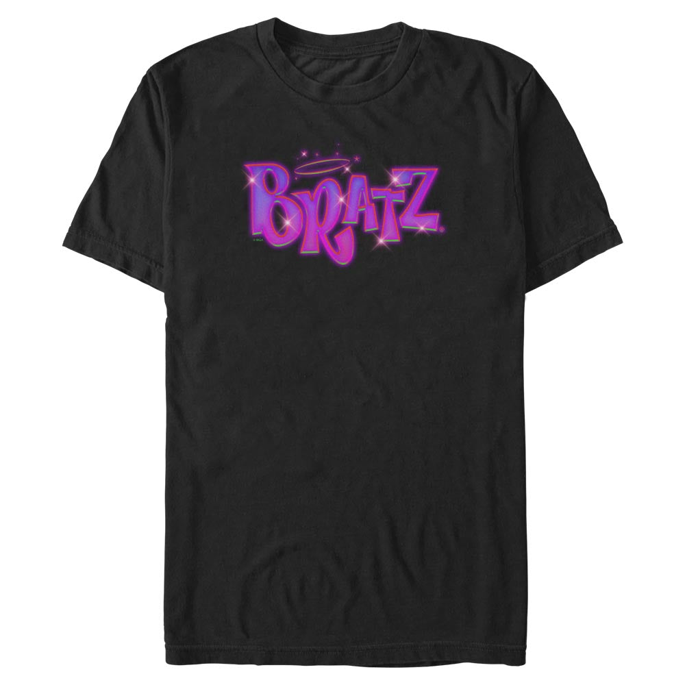 bratz glow graphic black tee