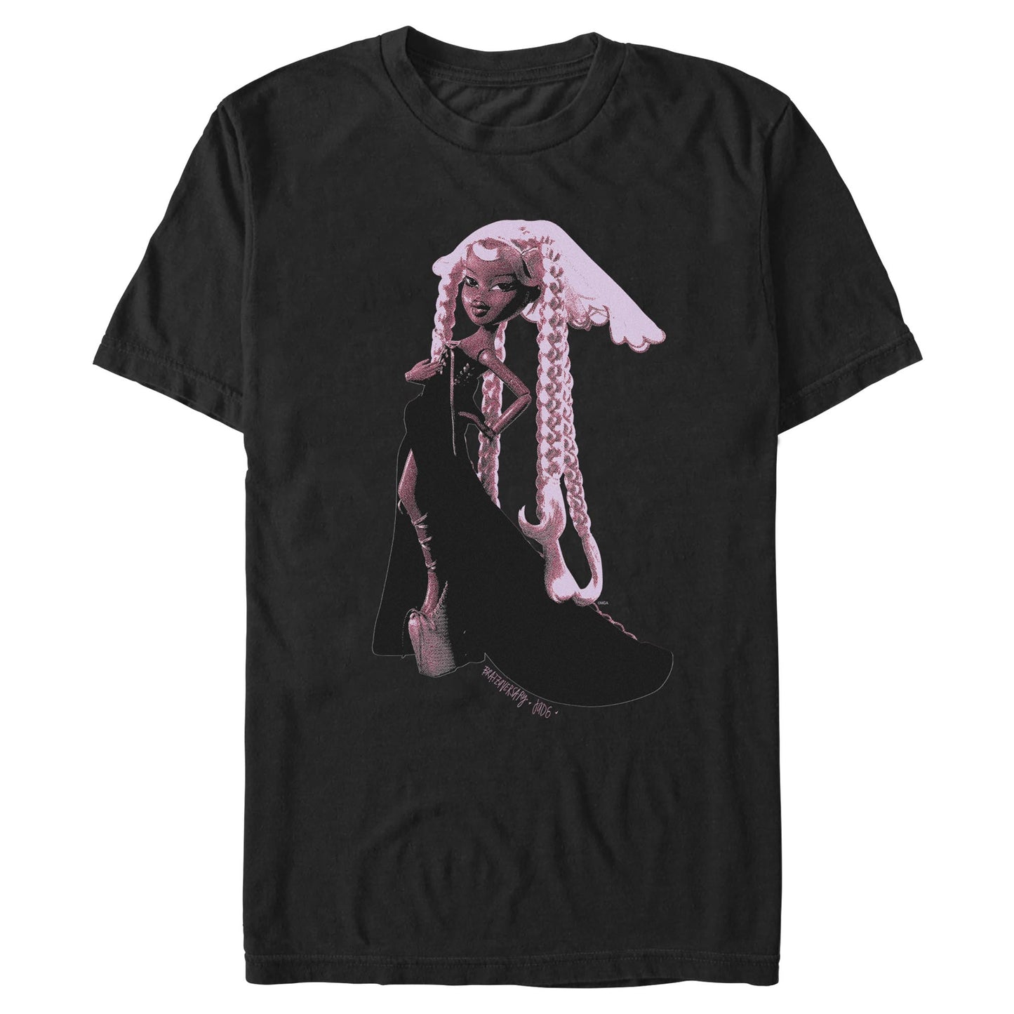 bratzaversary doll graphic tee black