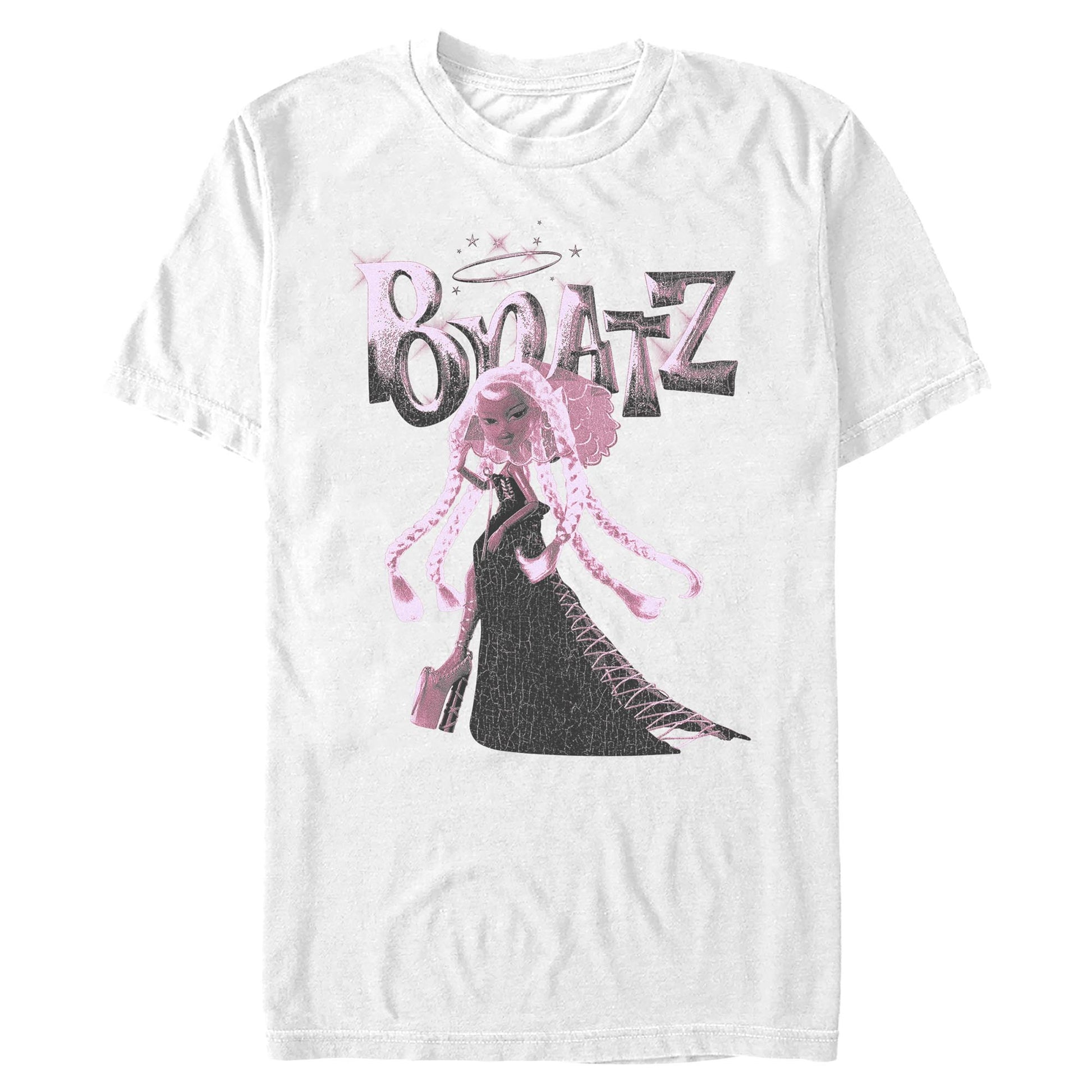 bratzaversary bratz doll graphic tee white