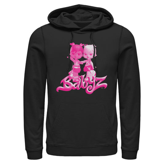 big babyz duo graphic hoodie black