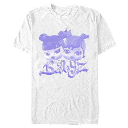 purple jade yasmin graphic tee white