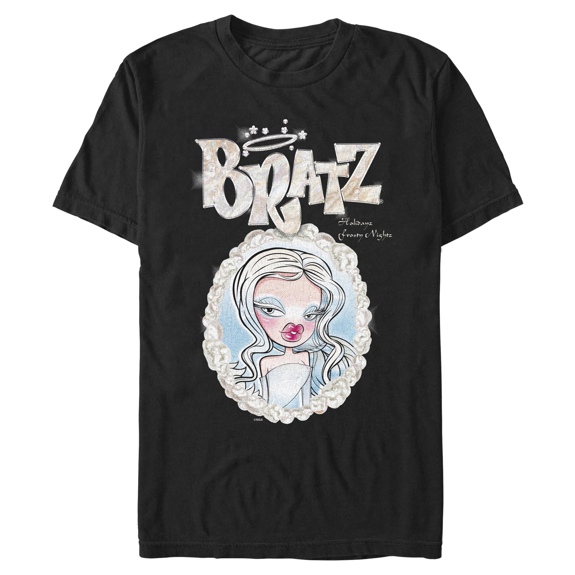Holidayz Frosty Nightz Doll graphic tee black