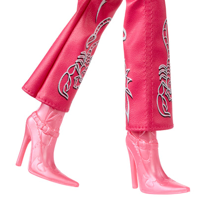 sassy stampede jade pink western boots close up