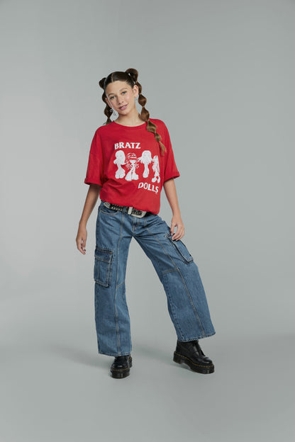 stylin bratz jade diy tshirt on model