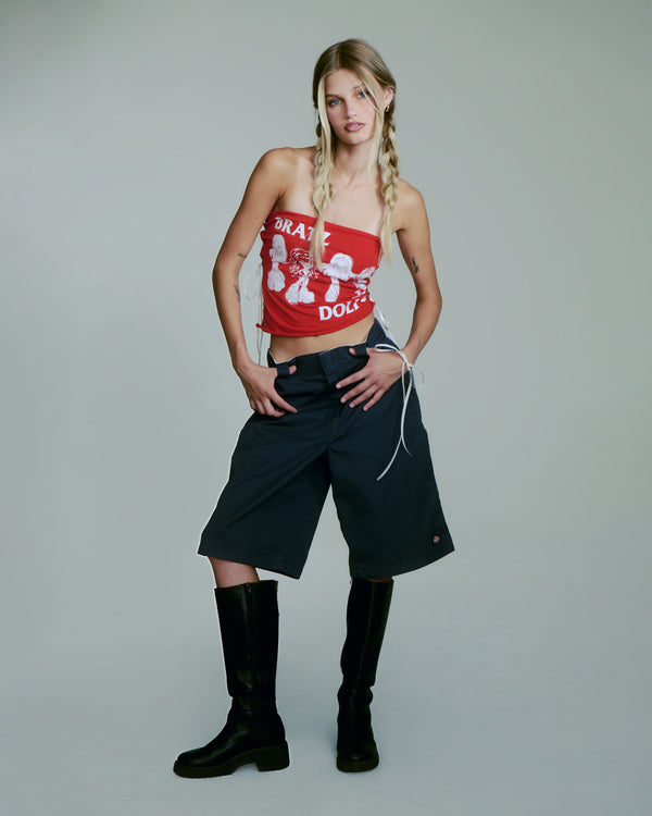 stylin jade diy tube top on model