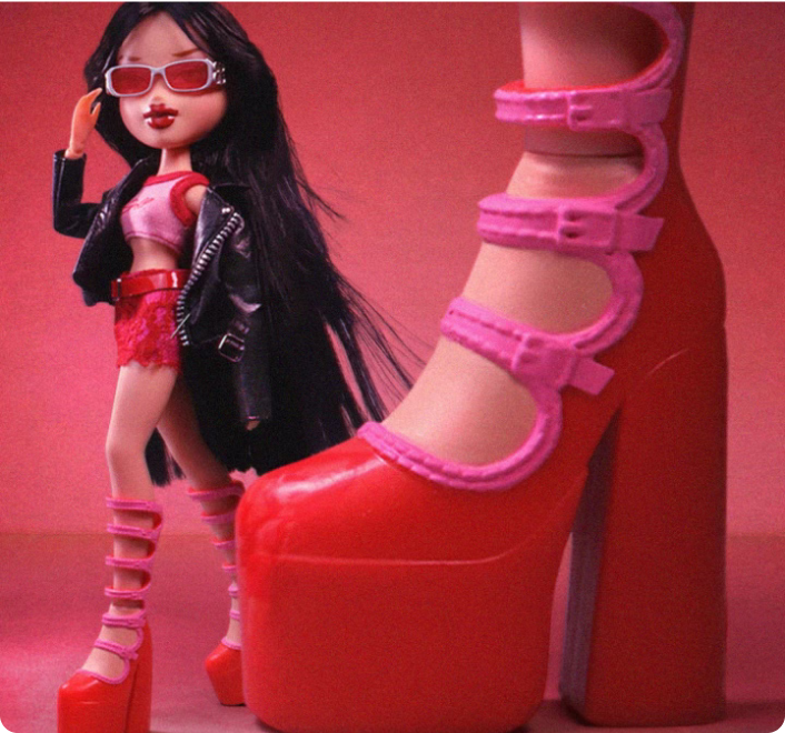 Goin Out Jade on red background
